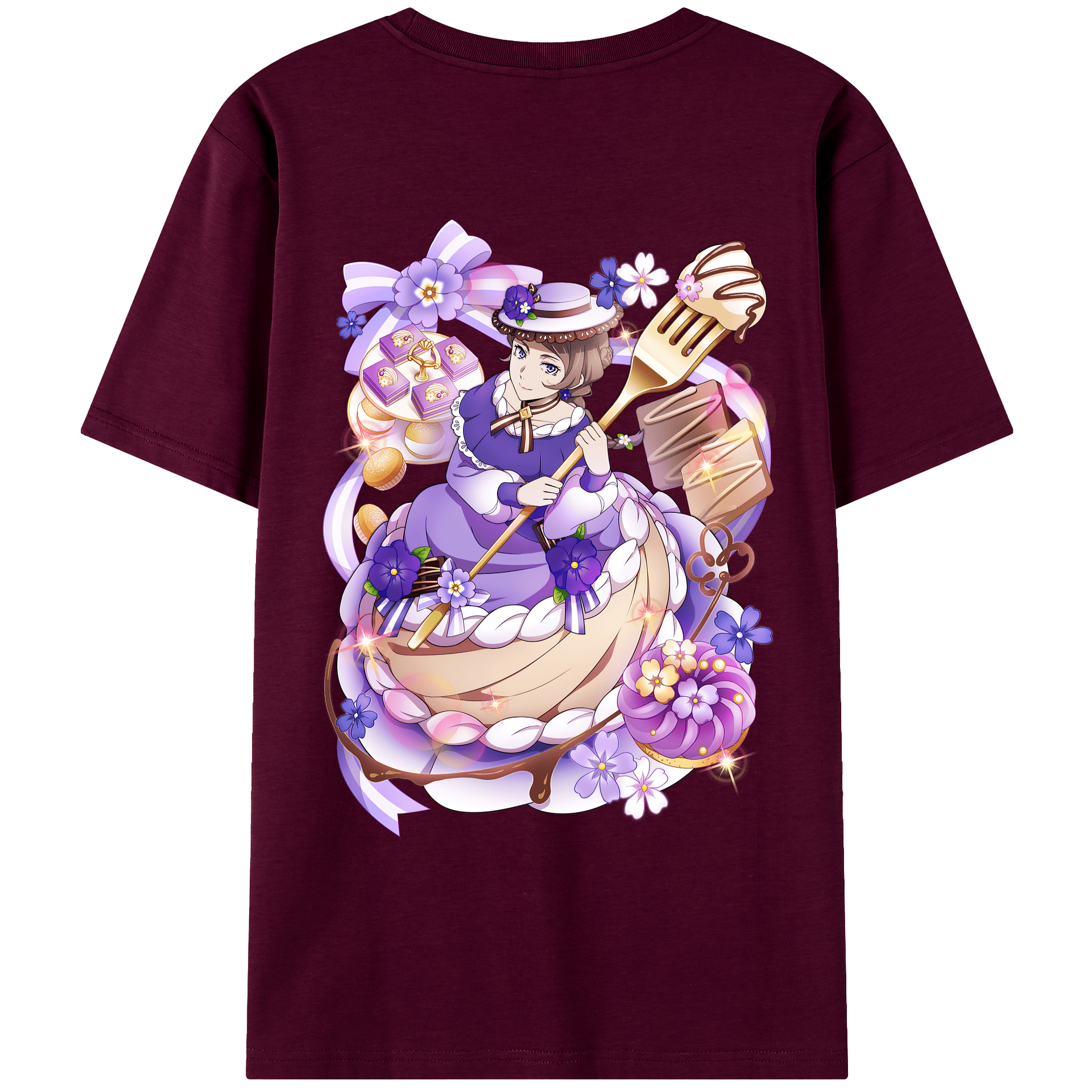 （画像用） 文豪ストレイドッグス Bungo Stray Dogs レディース半袖Tシャツ(バックプリント)
